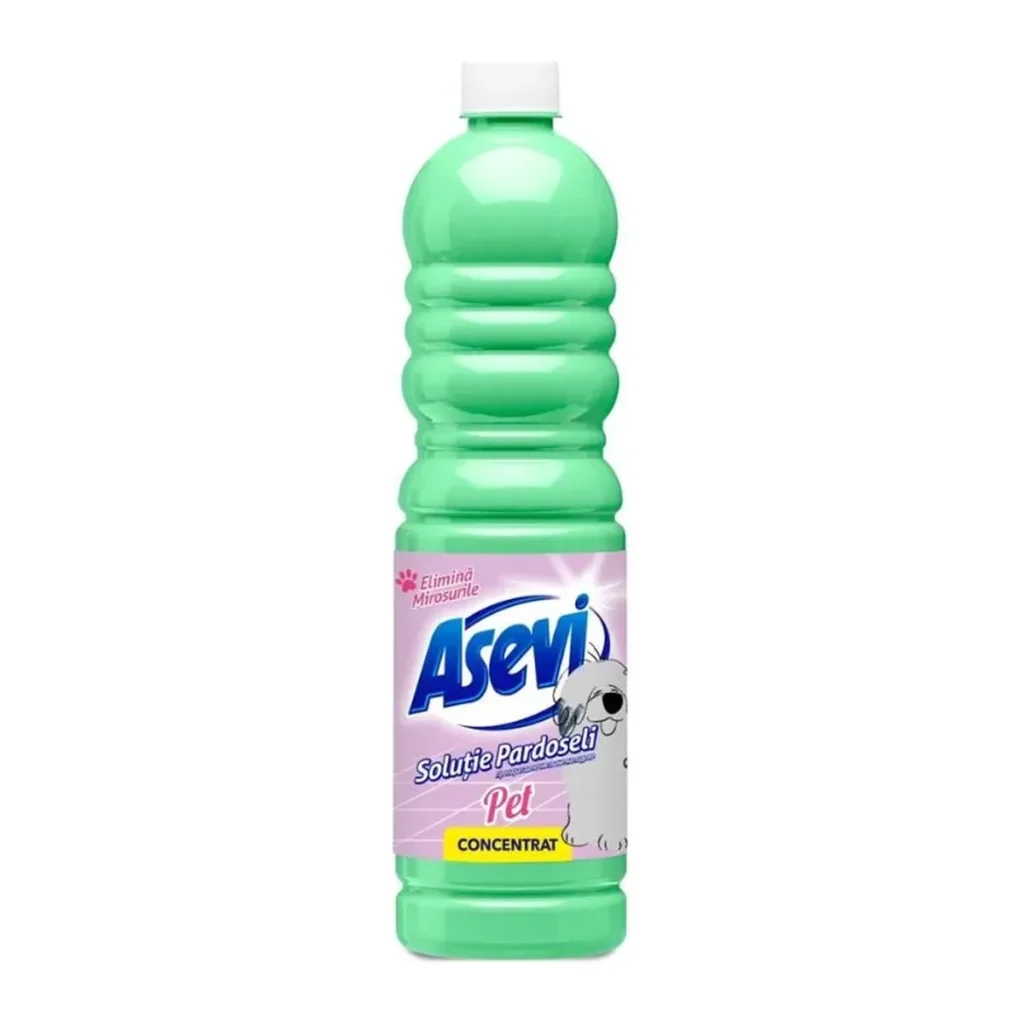 Soluție pentru pardoseli Asevi Pet, 1 L