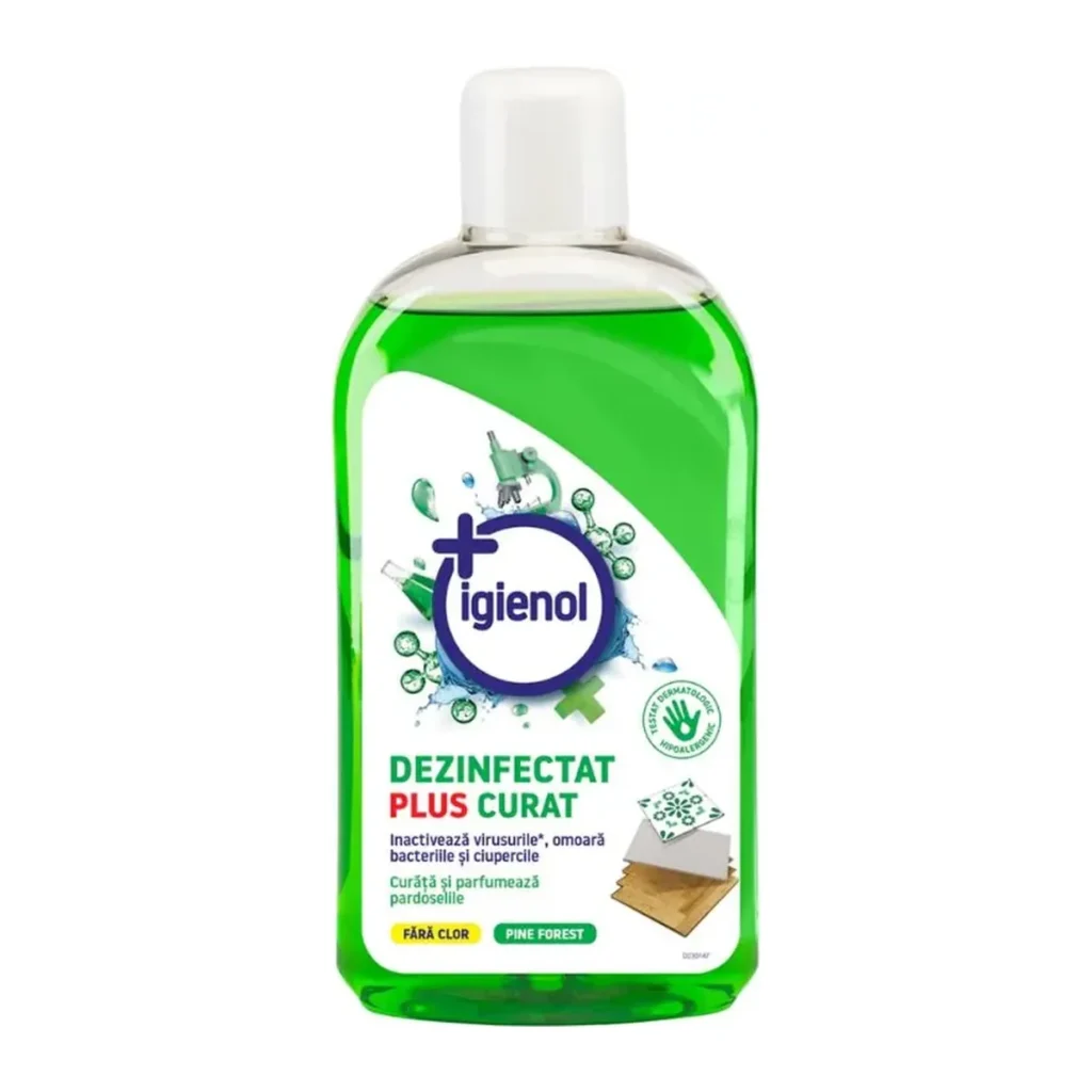 Soluție pentru pardoseli Igienol dezinfectant Verde Pine Forest, 1 L
