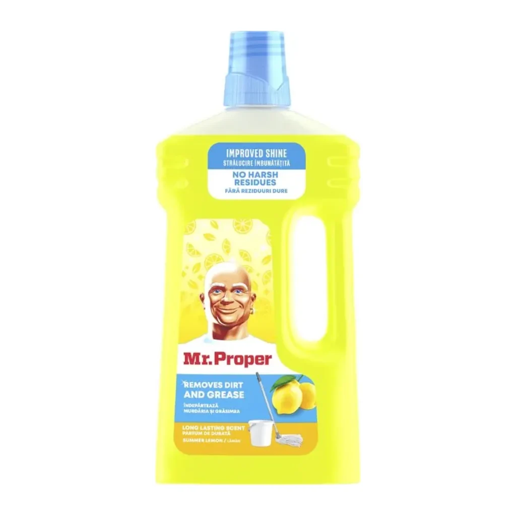 Soluție pentru pardoseli Mr Proper Lemon, 1 L