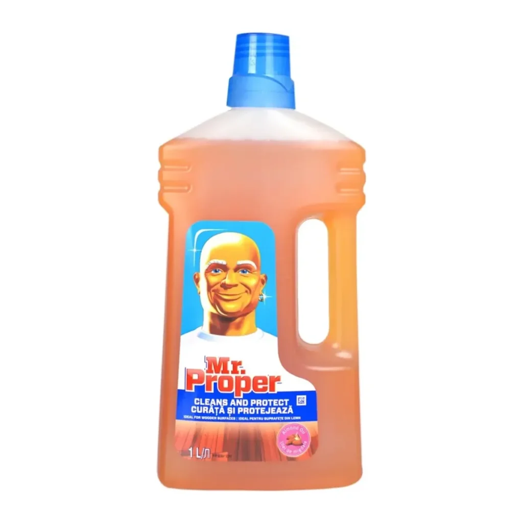 Soluție pentru pardoseli Mr Proper Wood Liquid, 1 L