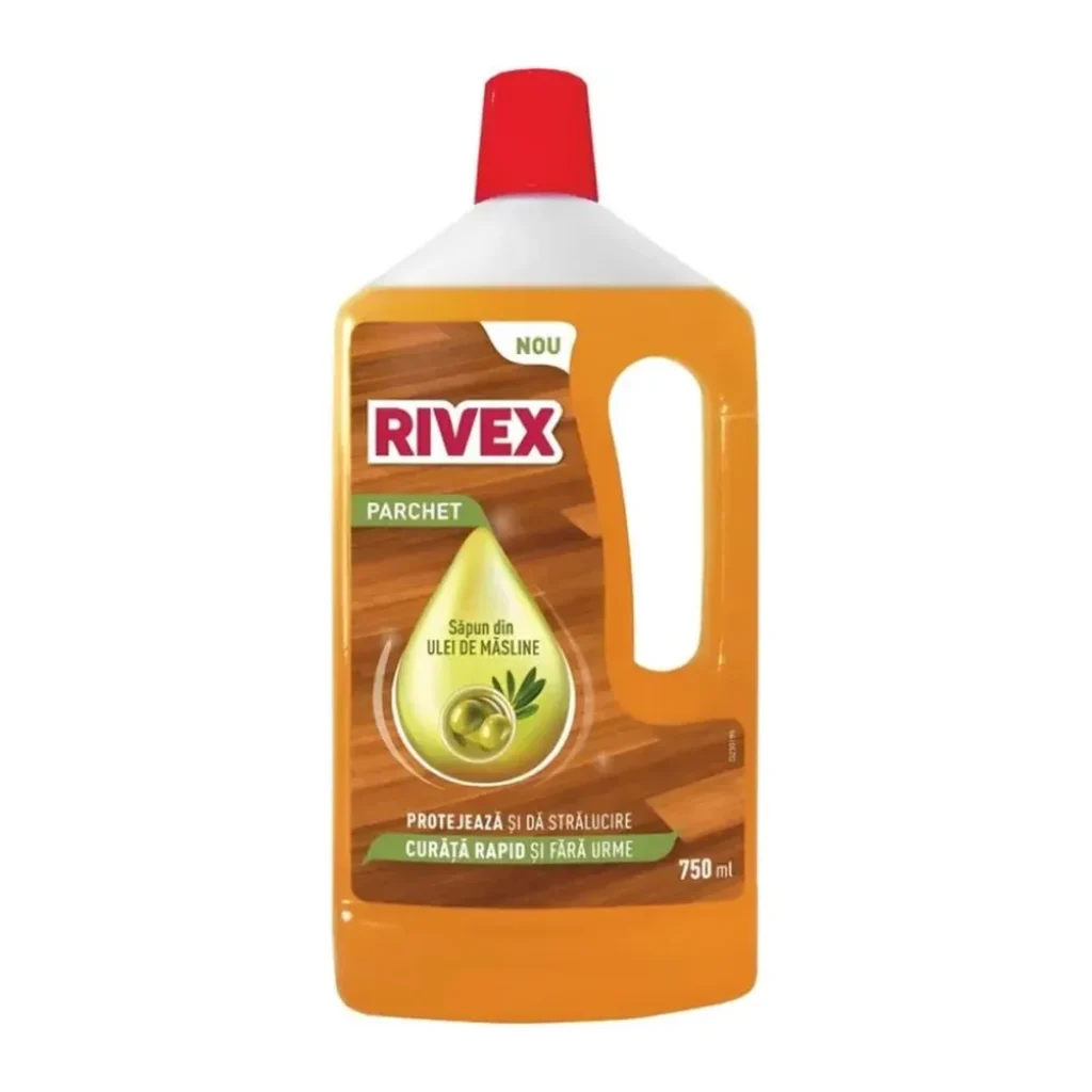 Soluție pentru pardoseli Rivex Parchet Ulei Masline, 750 ml