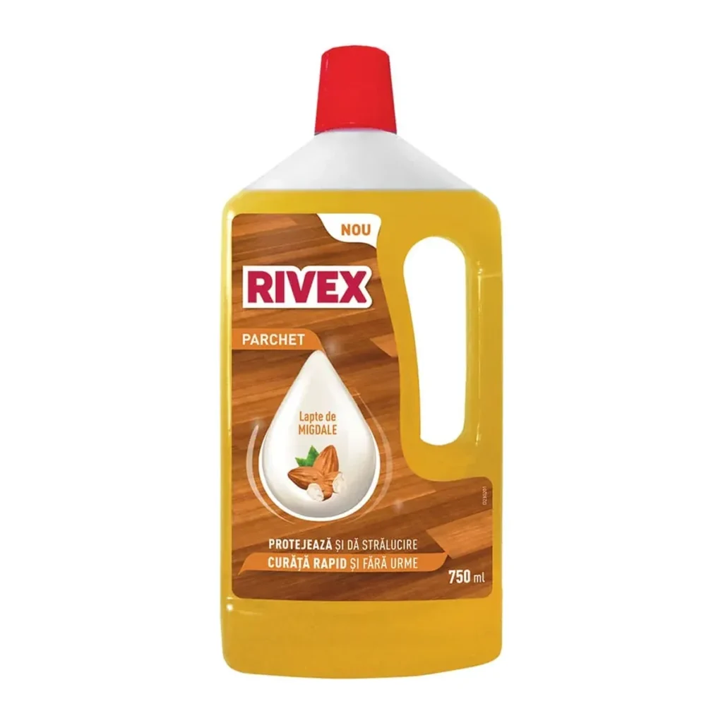 Soluție pentru pardoseli Rivex Parchet Ulei Migdale, 750 ml