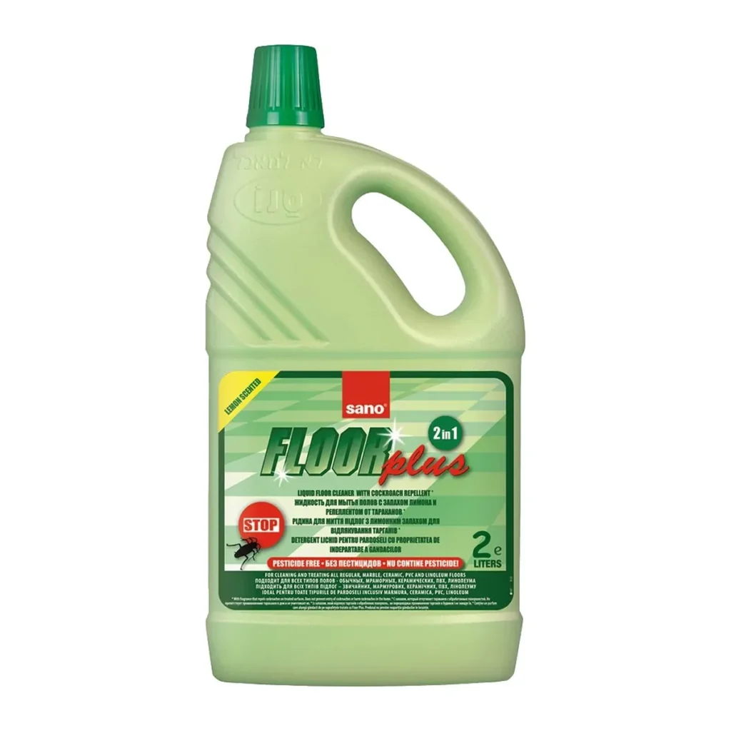 Soluție pentru pardoseli Sano Floor Plus Antigândaci, 2 L