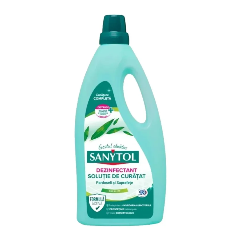 Soluție pentru pardoseli Sanytol dezinfectant Eucalipt, 1 L
