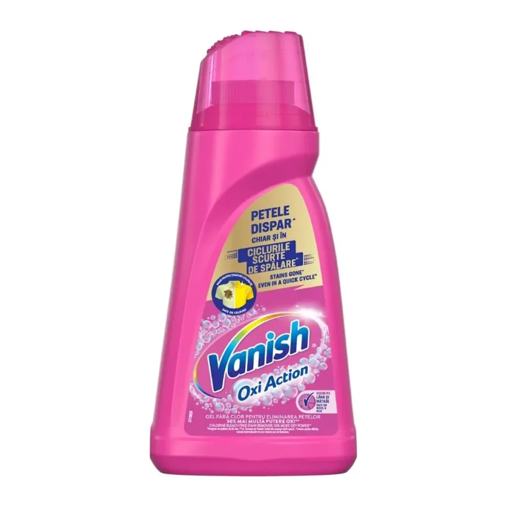 Soluție pentru pete Vanish Pink, 1 L