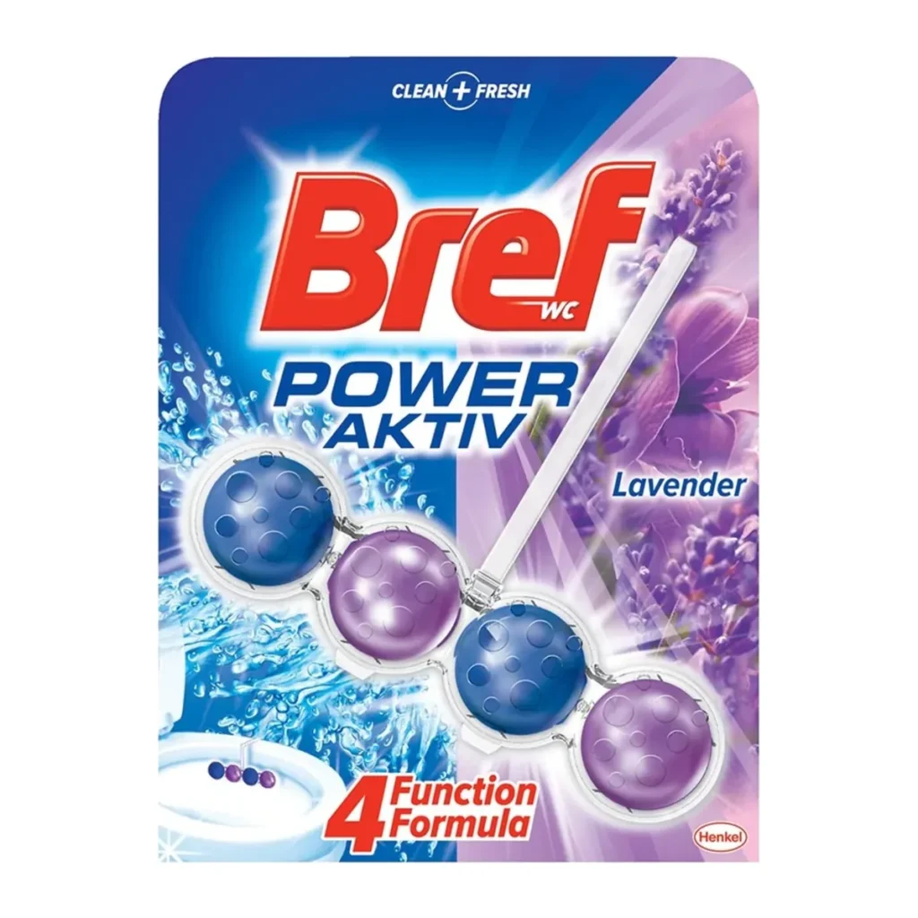 Soluție WC Bref Power Aktiv Classic Lavandă, 50 g