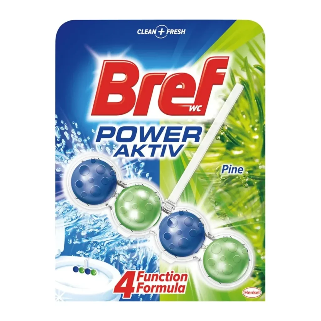 Soluție WC Bref Power Aktiv Classic Pine, 50 g