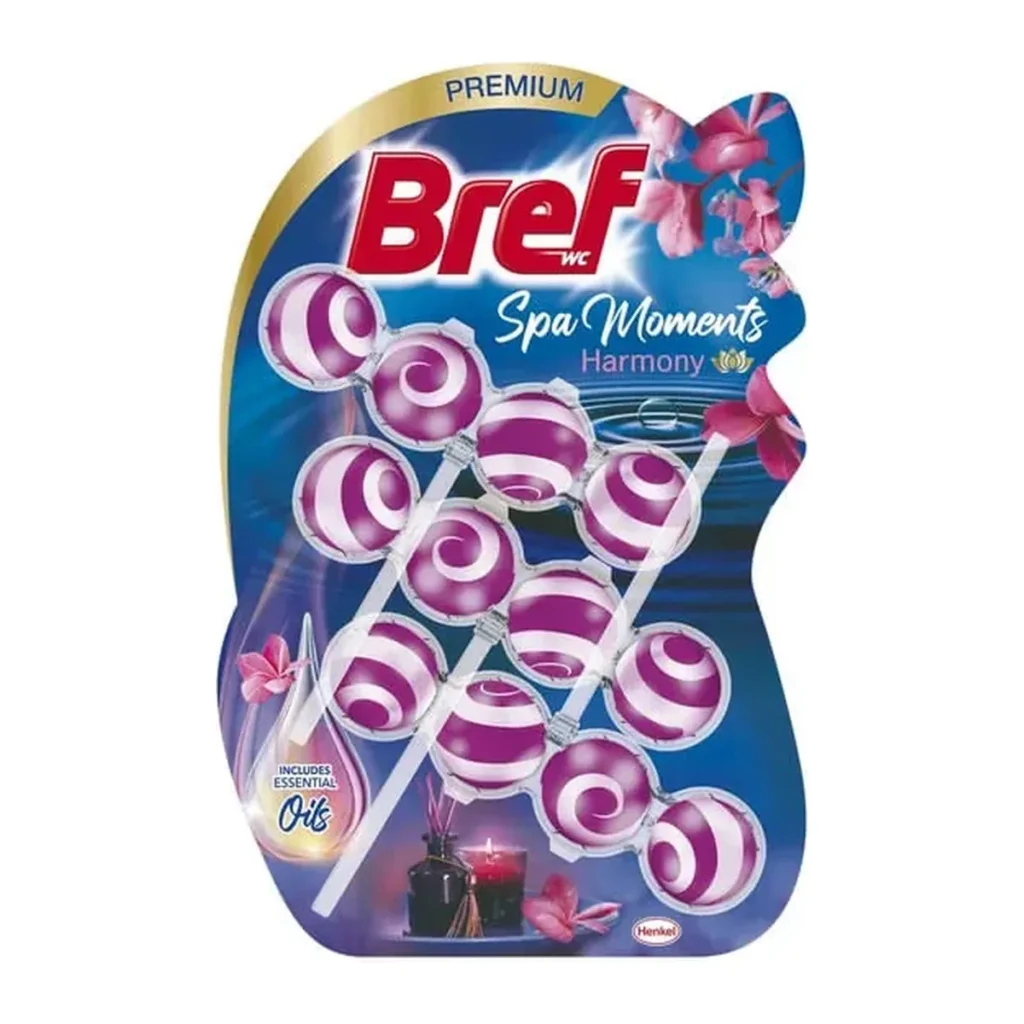 Soluție WC Bref Premium Wellness Harmony, 50 g