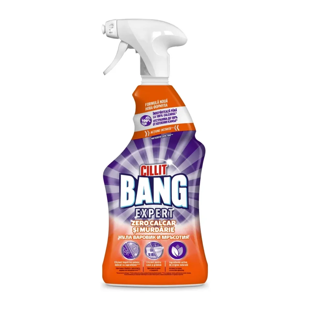 Soluție WC Cillit Bang Spray Piatră și Rugină, 750 ml
