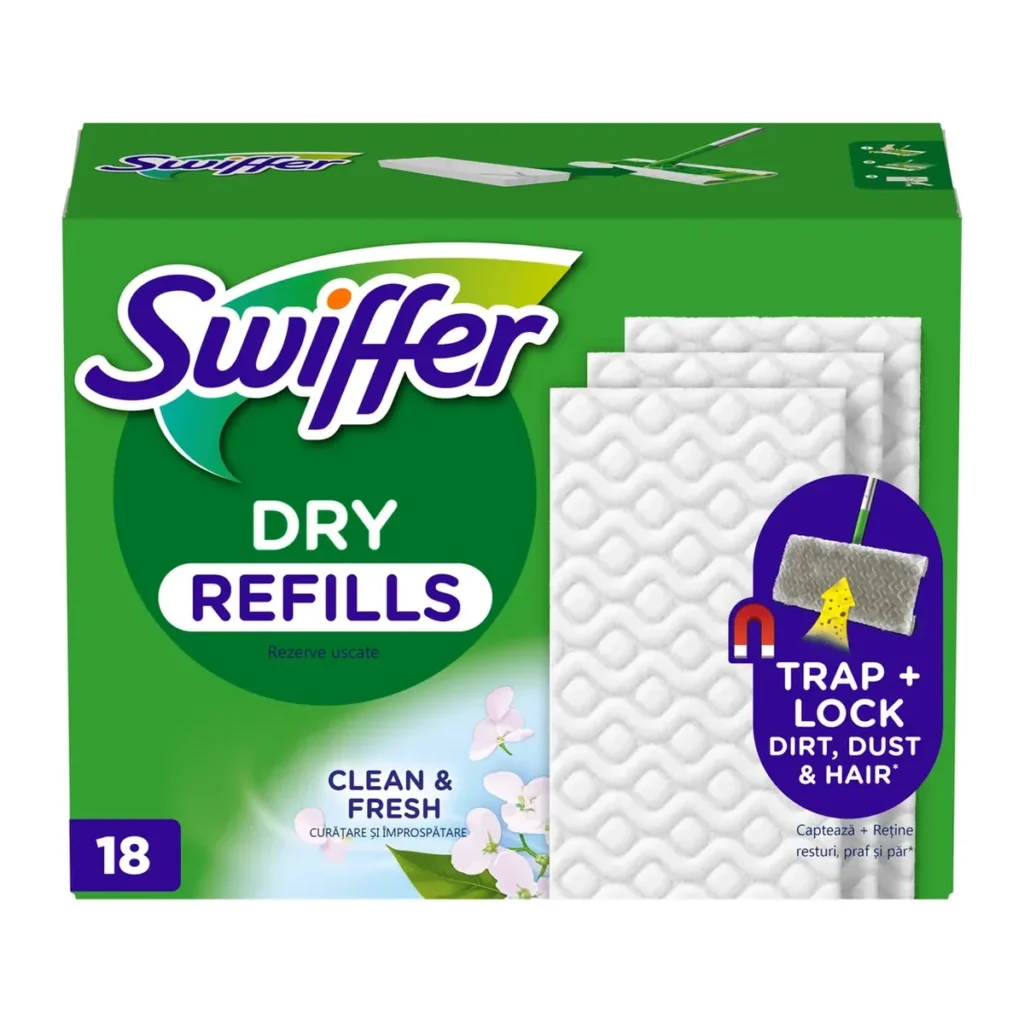 Rezerve lavete uscate Swiffer Floor, 18 buc