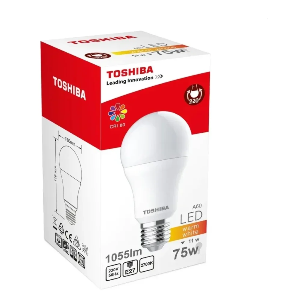 Bec LED Toshiba A60 E27, 11W