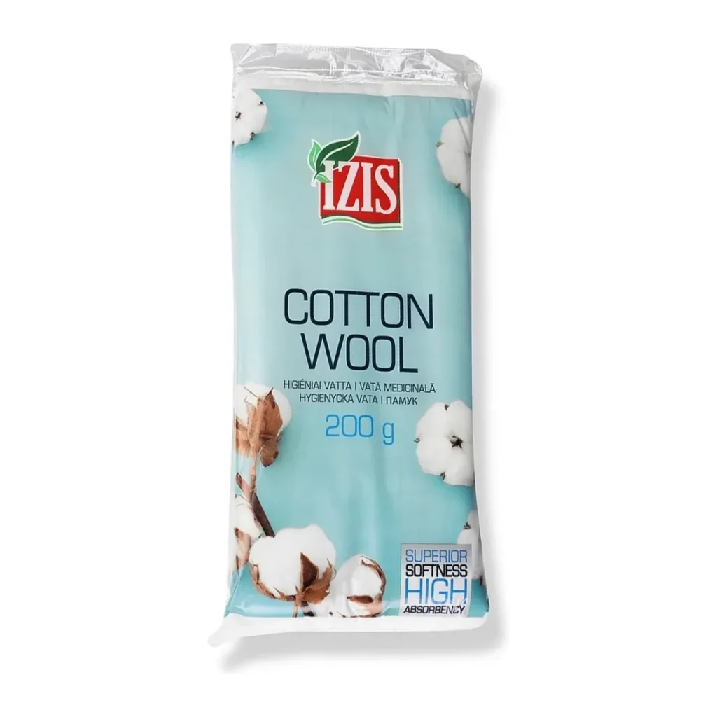 Vată medicinală Izis Cotton Wool, 200 g